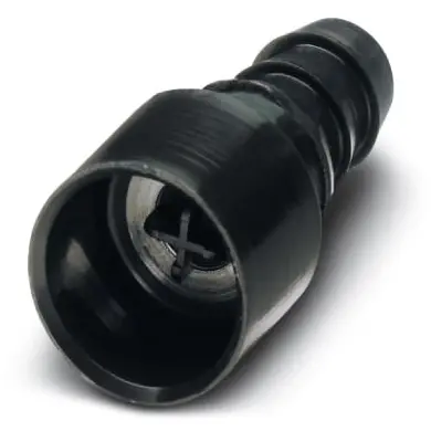 Pneumatic socket, with valve, inner hose diameter 6 mm for HC-M-PN2 module, 1676776 - 1