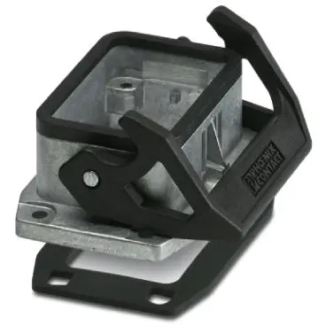 Surface mount housing, size B6, die-cast aluminum, PG16, straight, longitudinal bow locking, IP66/IP67, 1411318 - 1