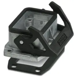 Surface mount housing, size B6, die-cast aluminum, PG16, straight, longitudinal bow locking, IP66/IP67, 1411318