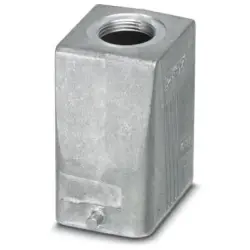 Grommet housing, size B6, die-cast aluminum, M32, straight, longitudinal bow locking, IP66/IP67, 1412567