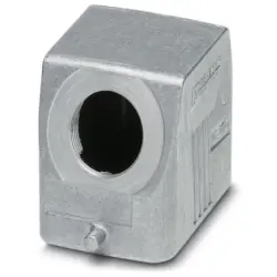 Grommet housing, size B6, die-cast aluminum, PG13.5, angled, longitudinal bow locking, IP66/IP67, 1412572