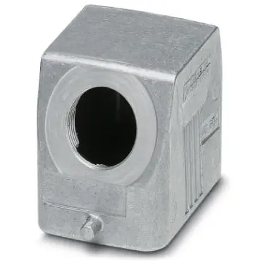 Grommet housing, size B6, die-cast aluminum, PG16, straight, longitudinal bow locking, IP66/IP67, 1412573 - 1