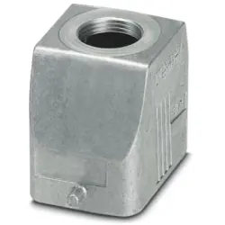 Grommet housing, size B6, die-cast aluminum, M25, straight, longitudinal bow locking, IP66/IP67, 1412575
