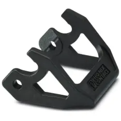 Locking bracket, size B10, PG16, straight, cross bow locking, 1412886