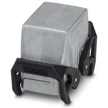 Grommet housing, size B10, die-cast aluminum, cross bow locking, IP66/IP67, 1420034 - 1