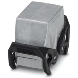 Grommet housing, size B10, die-cast aluminum, cross bow locking, IP66/IP67, 1420034