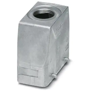 Grommet housing, size B16, die-cast aluminum, M40, straight, cross bow locking, IP66/IP67, 1412654 - 1