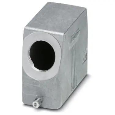 Grommet housing, size B16, die-cast aluminum, M32, angled, longitudinal bow locking, IP66/IP67, 1412679 - 1