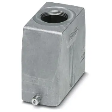 Grommet housing, size B16, die-cast aluminum, M40, straight, longitudinal bow locking, IP66/IP67, 1412700 - 1