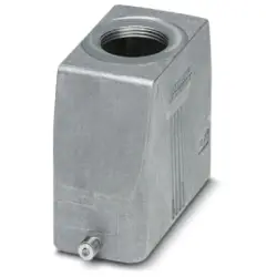 Grommet housing, size B16, die-cast aluminum, M40, straight, longitudinal bow locking, IP66/IP67, 1412700