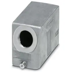 Grommet housing, size B16, die-cast aluminum, M32, angled, longitudinal bow locking, IP66/IP67, 1412726