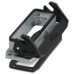 Surface mount housing, size B24, die-cast aluminum, PG16, straight, longitudinal bow locking, IP66/IP67, 1411329