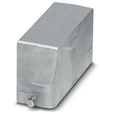 Grommet housing, size B24, die-cast aluminum, longitudinal bow locking, IP66/IP67, 1419937 - 1