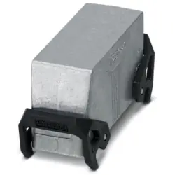 Grommet housing, size B24, die-cast aluminum, cross bow locking, IP66/IP67, 1420046