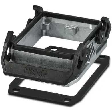 Surface mount housing, size B32, die-cast aluminum, longitudinal bow locking, IP66/IP67, 1424845 - 1