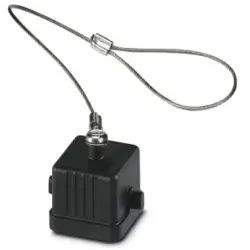 Cover cap, size D7, PA, longitudinal bow locking, IP66, 1419270