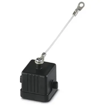 Cover cap, size D7, PA, longitudinal bow locking, IP54/IP65, 1419273 - 1