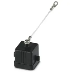 Cover cap, size D7, PA, longitudinal bow locking, IP54/IP65, 1419273