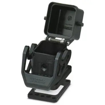 Surface mount housing, size D7, PA, longitudinal bow locking, IP66, 1419277 - 1