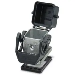 Surface mount housing, size D7, die-cast aluminum, longitudinal bow locking, IP66/IP67, 1419250