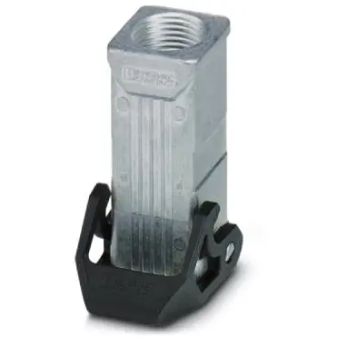 Grommet housing, size D7, die-cast aluminum, PG16, straight, longitudinal bow locking, IP66/IP67, 1419240 - 1