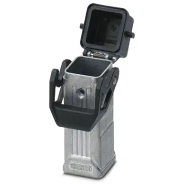 Grommet housing, size D7, die-cast aluminum, M20, straight, longitudinal bow locking, IP66/IP67, 1419243 - 1