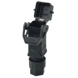 Grommet housing, size D7, PA, M20, straight, longitudinal bow locking, IP66, 1419263