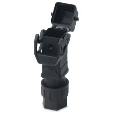 Grommet housing, size D7, PA, M25, straight, longitudinal bow locking, IP66, 1419264 - 1