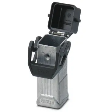 Grommet housing, size D7, die-cast aluminum, M20, straight, longitudinal bow locking, IP66/IP67, 1419246 - 1