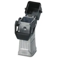 Grommet housing, size D7, die-cast aluminum, M25, straight, longitudinal bow locking, IP66/IP67, 1419247