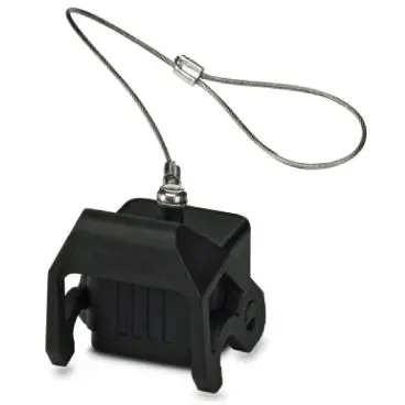 Cover cap, size D7, PA, longitudinal bow locking, IP66, 1419274 - 1