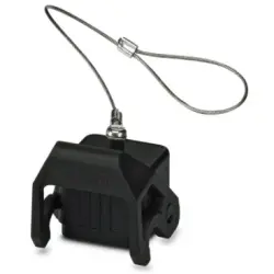 Cover cap, size D7, PA, longitudinal bow locking, IP66, 1419274