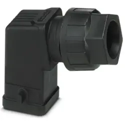 Grommet housing, size D7, PA, M25, angled, longitudinal bow locking, IP66, 1419258