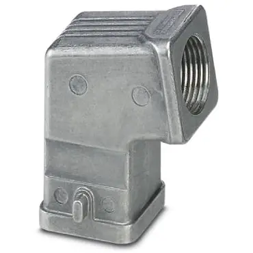Grommet housing, size D7, die-cast aluminum, M20, straight, longitudinal bow locking, IP66/IP67, 1419237 - 1
