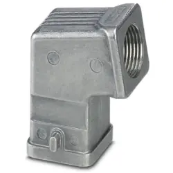 Grommet housing, size D7, die-cast aluminum, M20, straight, longitudinal bow locking, IP66/IP67, 1419237
