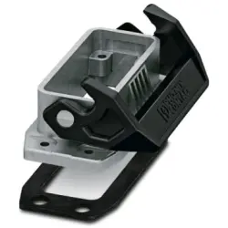 Surface mount housing, size D15, die-cast aluminum, longitudinal bow locking, IP66/IP67, 1424362