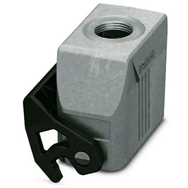 Grommet housing, size D15, die-cast aluminum, M20, straight, longitudinal bow locking, IP66/IP67, 1424359 - 1
