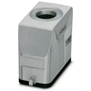 Grommet housing, size D15, die-cast aluminum, PG13.5, straight, longitudinal bow locking, IP66/IP67, 1424352 - 1
