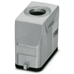 Grommet housing, size D15, die-cast aluminum, PG13.5, straight, longitudinal bow locking, IP66/IP67, 1424352