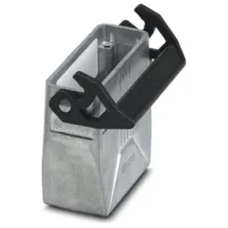Grommet housing, size D25, die-cast aluminum, M25, straight, longitudinal bow locking, IP66/IP67, 1424387