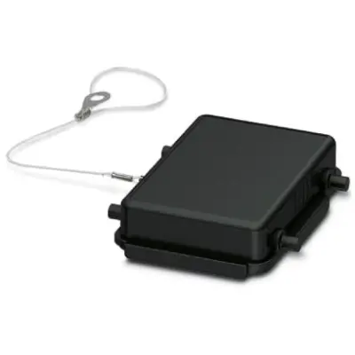 Cover cap, size D50, PA, cross bow locking, IP66, 1424417 - 1