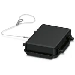 Cover cap, size D50, PA, cross bow locking, IP66, 1424417