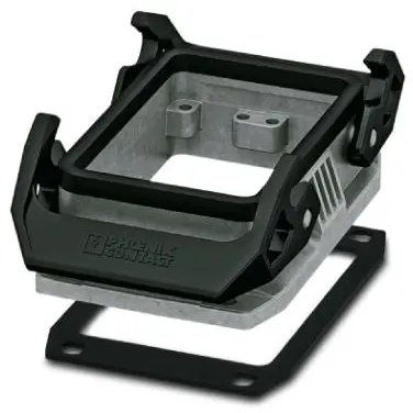 Surface mount housing, size D50, die-cast aluminum, cross bow locking, IP66/IP67, 1424412 - 1