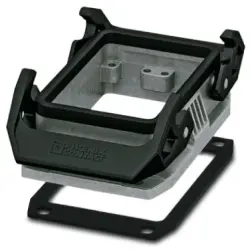 Surface mount housing, size D50, die-cast aluminum, cross bow locking, IP66/IP67, 1424412
