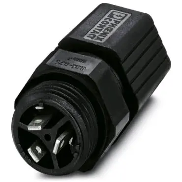 Panel feed through for circular connector, 1641497 - 1