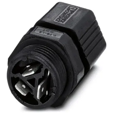 Panel feed through for circular connector, 1641659 - 1