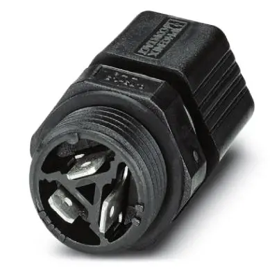 Panel feed through for circular connector, 1641594 - 1