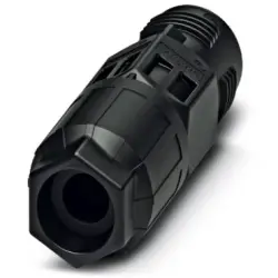 Cable connector, 2 pole, straight, 0.5-1.5 mm², cable Ø 5 to 9.5 mm, IP66/IP68/IP69K, 1414699