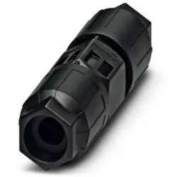 Cable connector, 2 pole, straight, 0.5-1.5 mm², cable Ø 5 to 9.5 mm, IP66/IP68/IP69K, 1414700