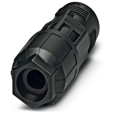 Cable connector, 4 pole, straight, 0.5-1.5 mm², cable Ø 5 to 10 mm, IP66/IP68/IP69K, 1414739 - 1